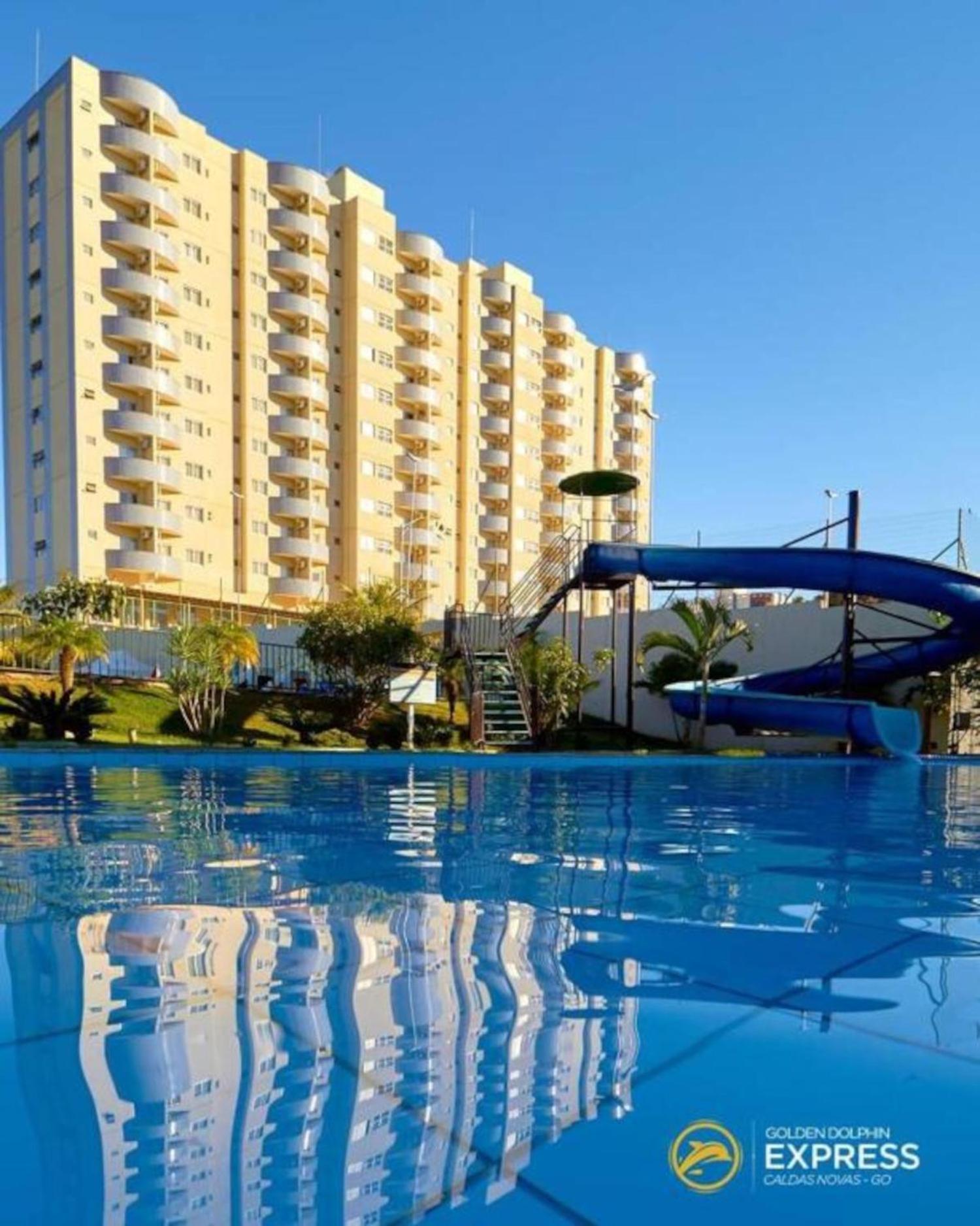 Caldas Novas, Golden Dolphin Grand Hotel, Quarto Sala Cozinha Aconchegante, Ap 361 Экстерьер фото